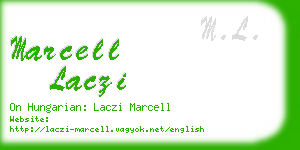 marcell laczi business card